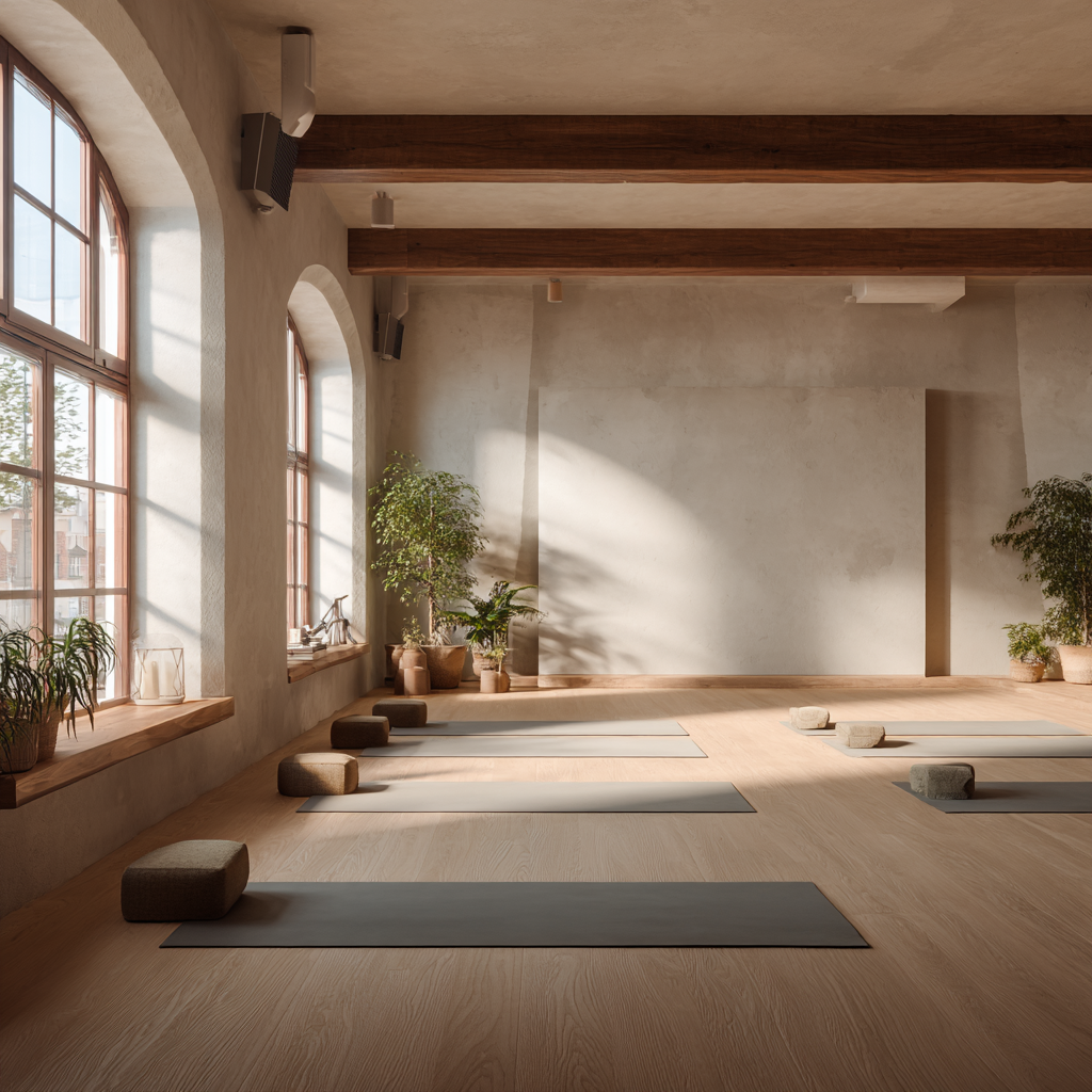 Жінка медитує в позі лотоса