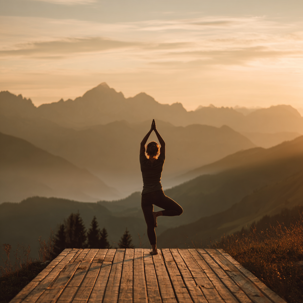 Група людей займається йогою в студії